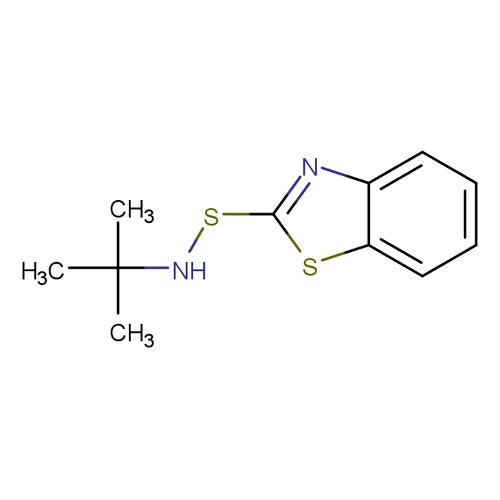 CAS br. 95-31-8 Akcelerator NS;N-tert-Butil-2-benzotiazolsulfenamid